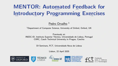 MENTOR: Automated Feedback for Introductory Programming Exercises featured image